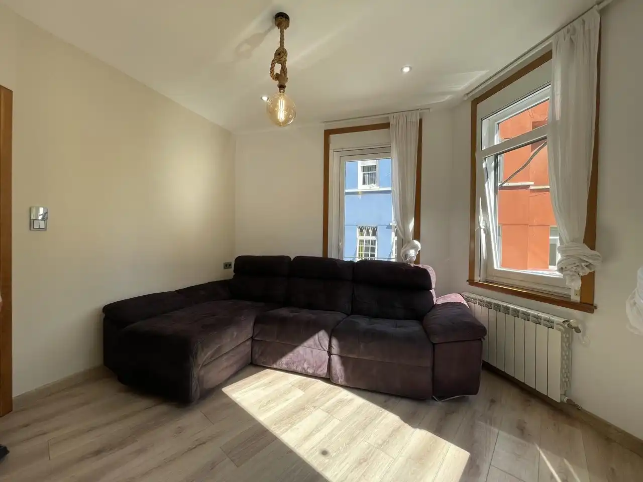 Wohnzimmer von Wohnung zum Verkauf in A Coruña Capital  mit Heizung, Terrasse und Balkon