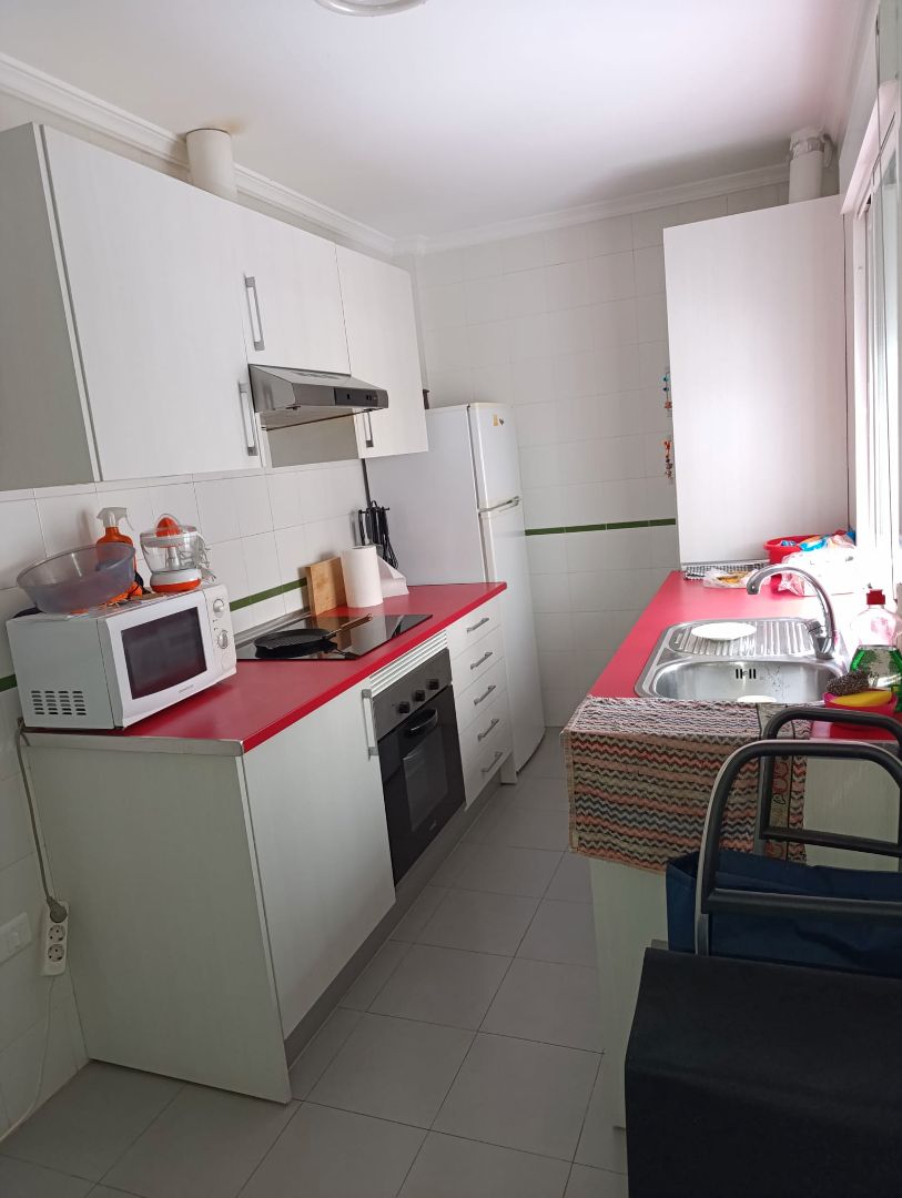 Kitchen of Flat for sale in Jerez de la Frontera  with Air Conditioner, Furnished and Oven