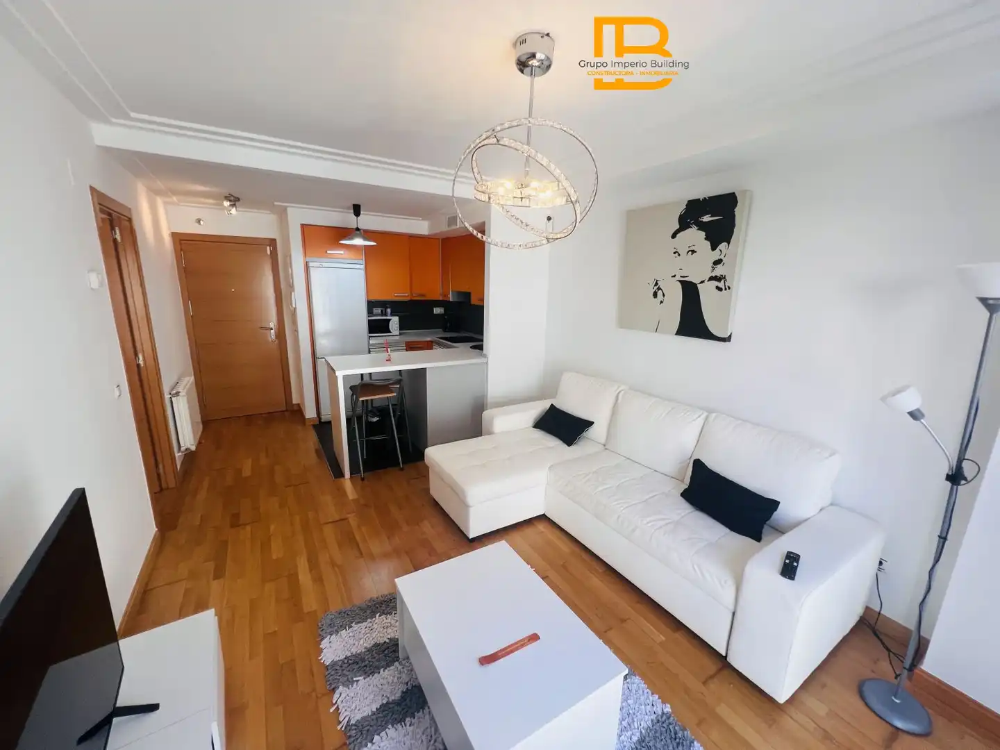 Living room of Flat for sale in Ramales de la Victoria  with Heating, Parquet flooring and Storage room