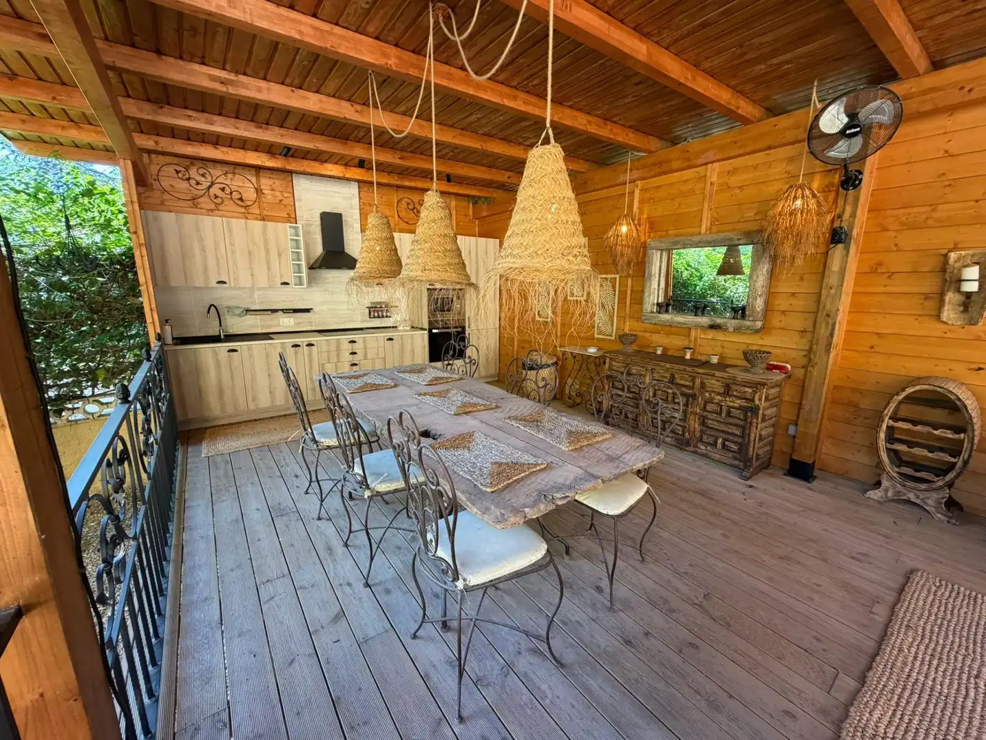 Cocina de Casa o chalet de alquiler en L'Alfàs del Pi con Aire acondicionado, Jardín privado y Piscina