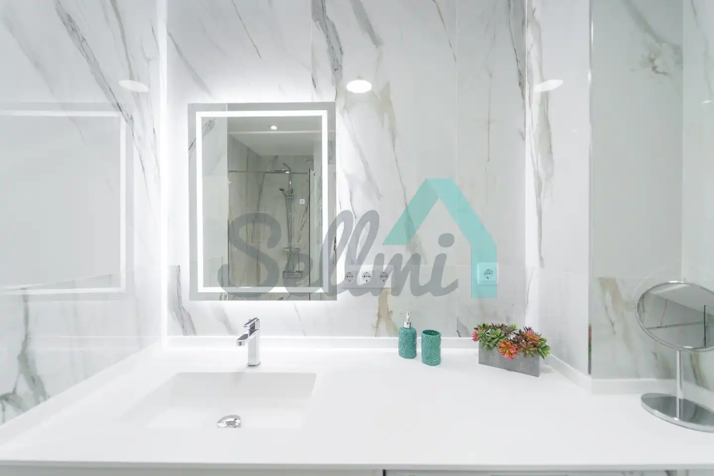 Baño de Planta baja de alquiler en Noreña con Calefacción, Amueblado y Internet