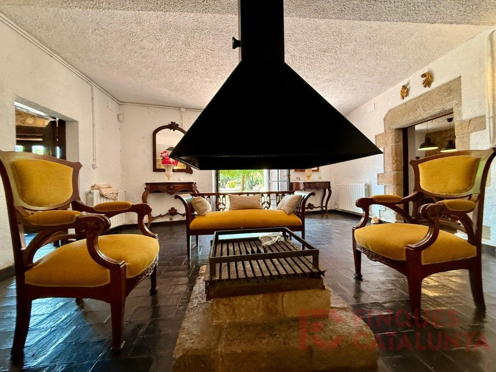 Sala d'estar de Casa o xalet en venda en Llagostera