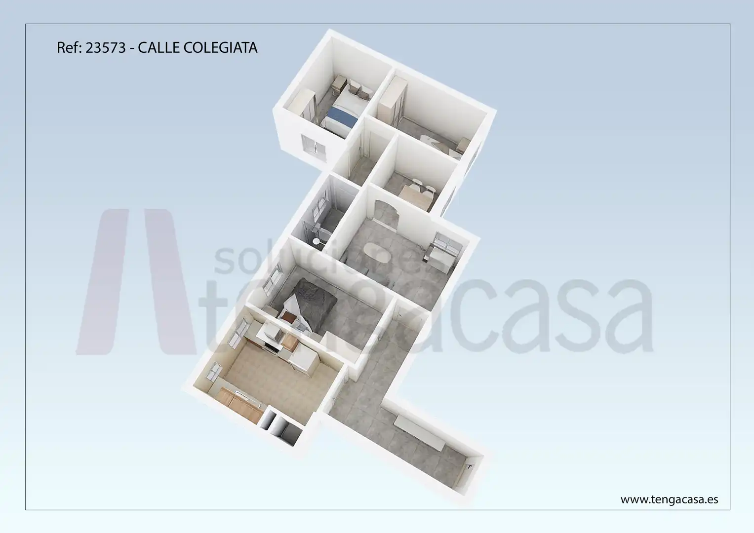 Flat for rent to own in Calle de la Colegiata, Embajadores - Lavapiés