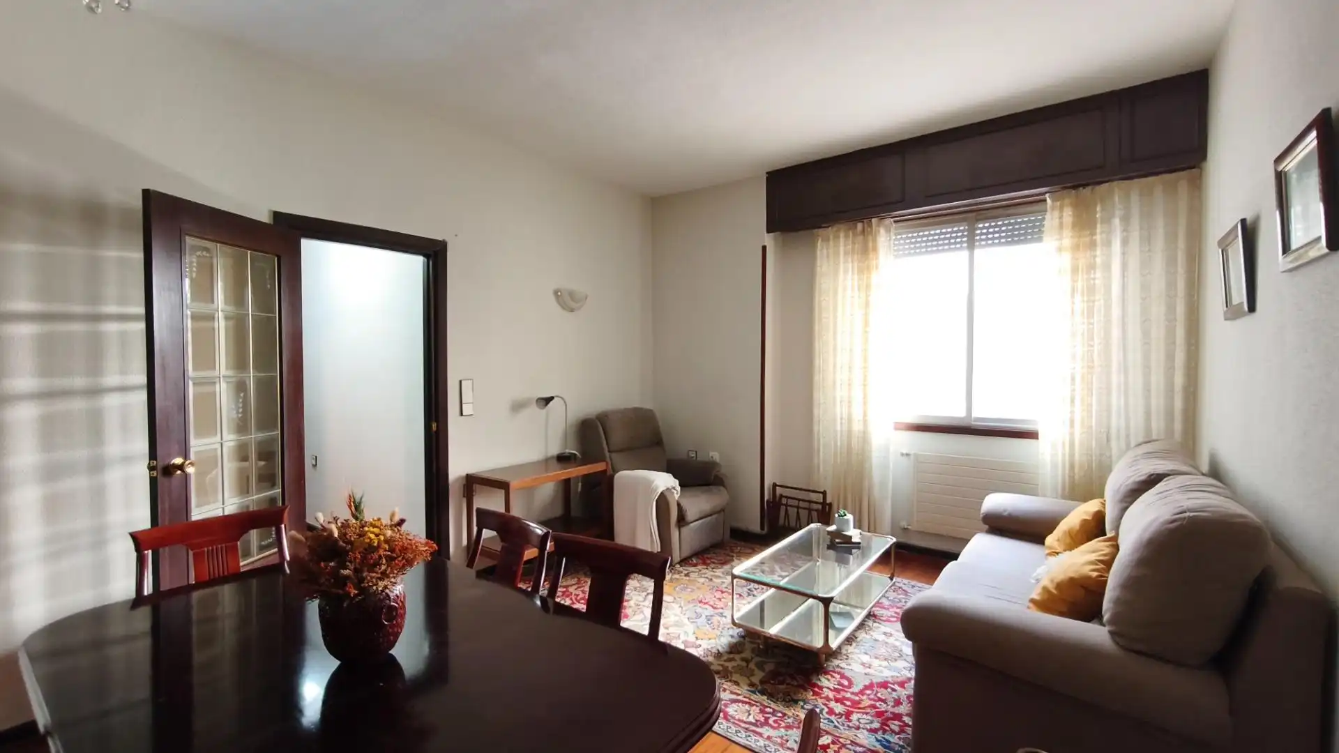 Sala de estar de Piso de alquiler en Bilbao  con Calefacción y Amueblado