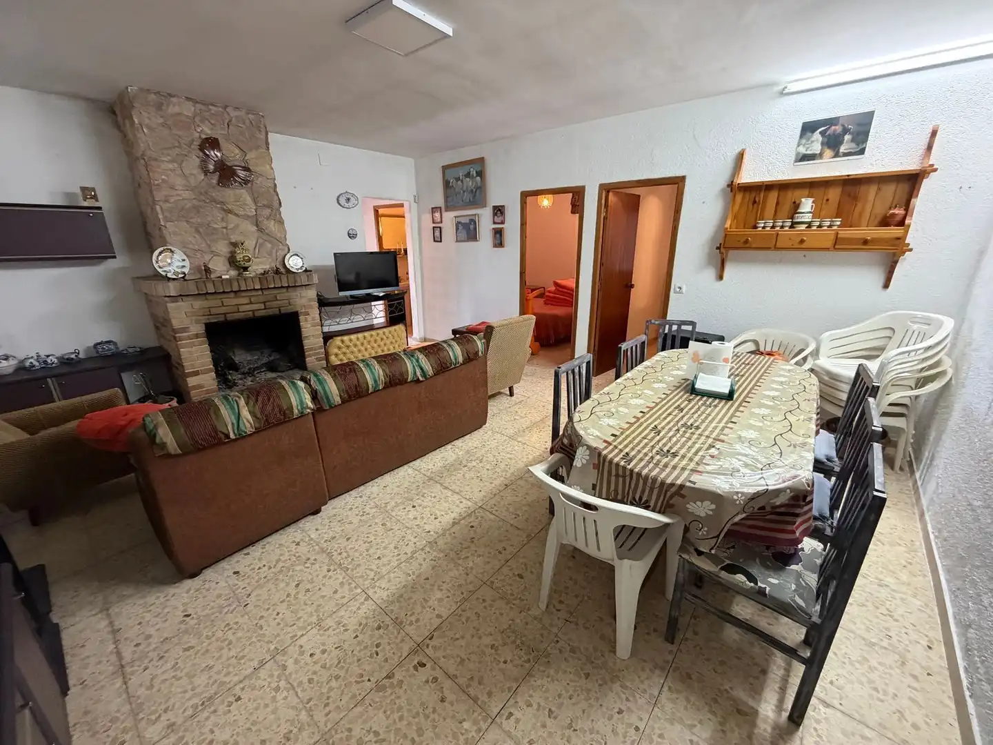 Sala d'estar de Casa o xalet en venda en Llagostera amb Jardí privat, Terrassa i Traster