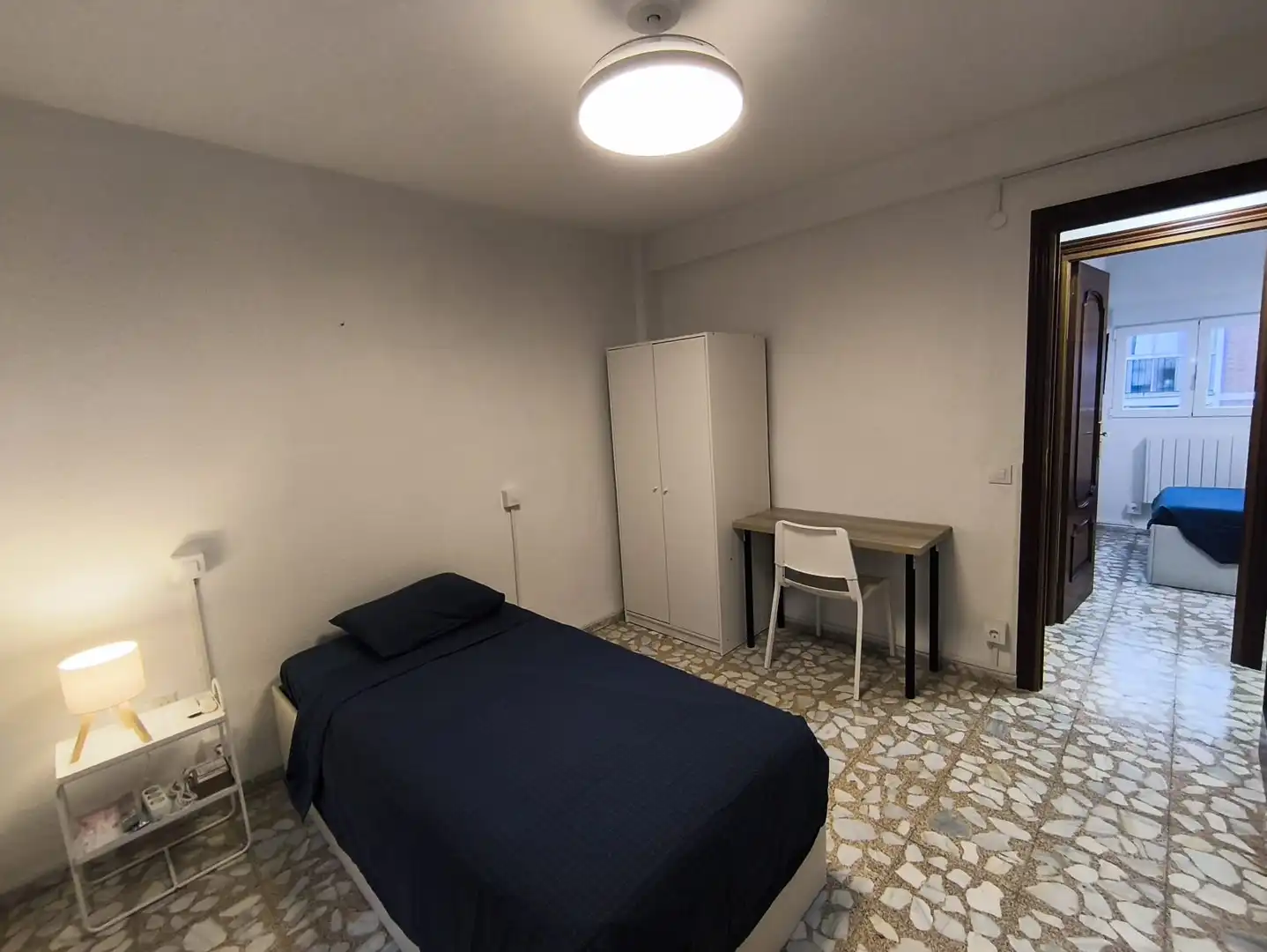 Schlafzimmer von Wohnung zur untervermieten in Leganés mit Heizung, Möbliert und Waschmaschine