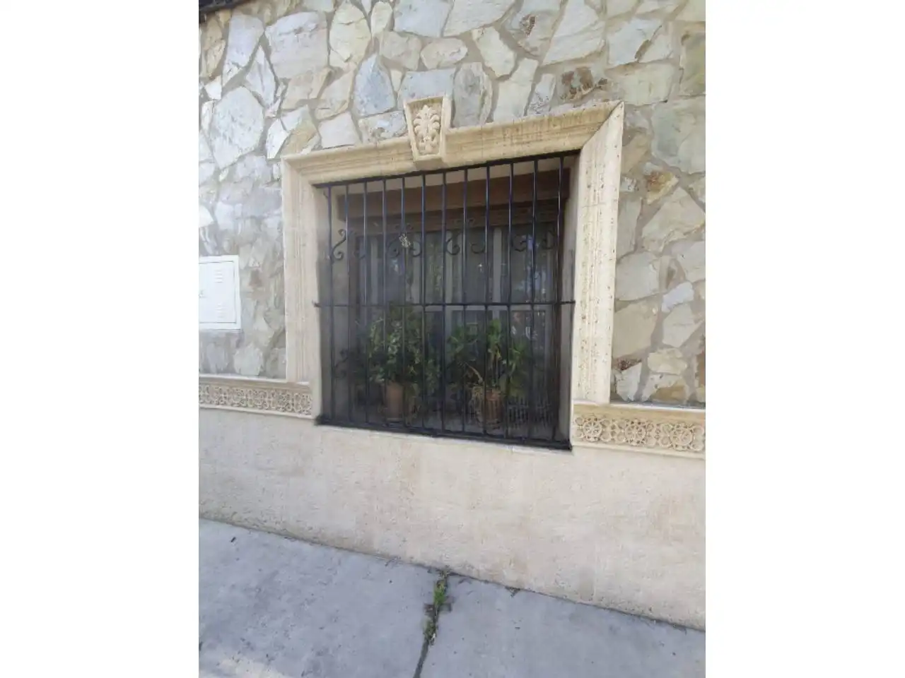 Exterior view of Houses for sale in Badajoz  with Air Conditioner