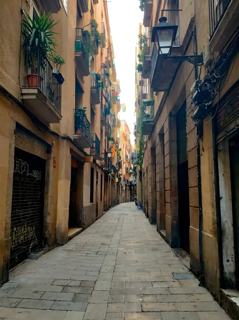 Vista exterior de Piso en venta en Barcelona con Calefacción y Horno