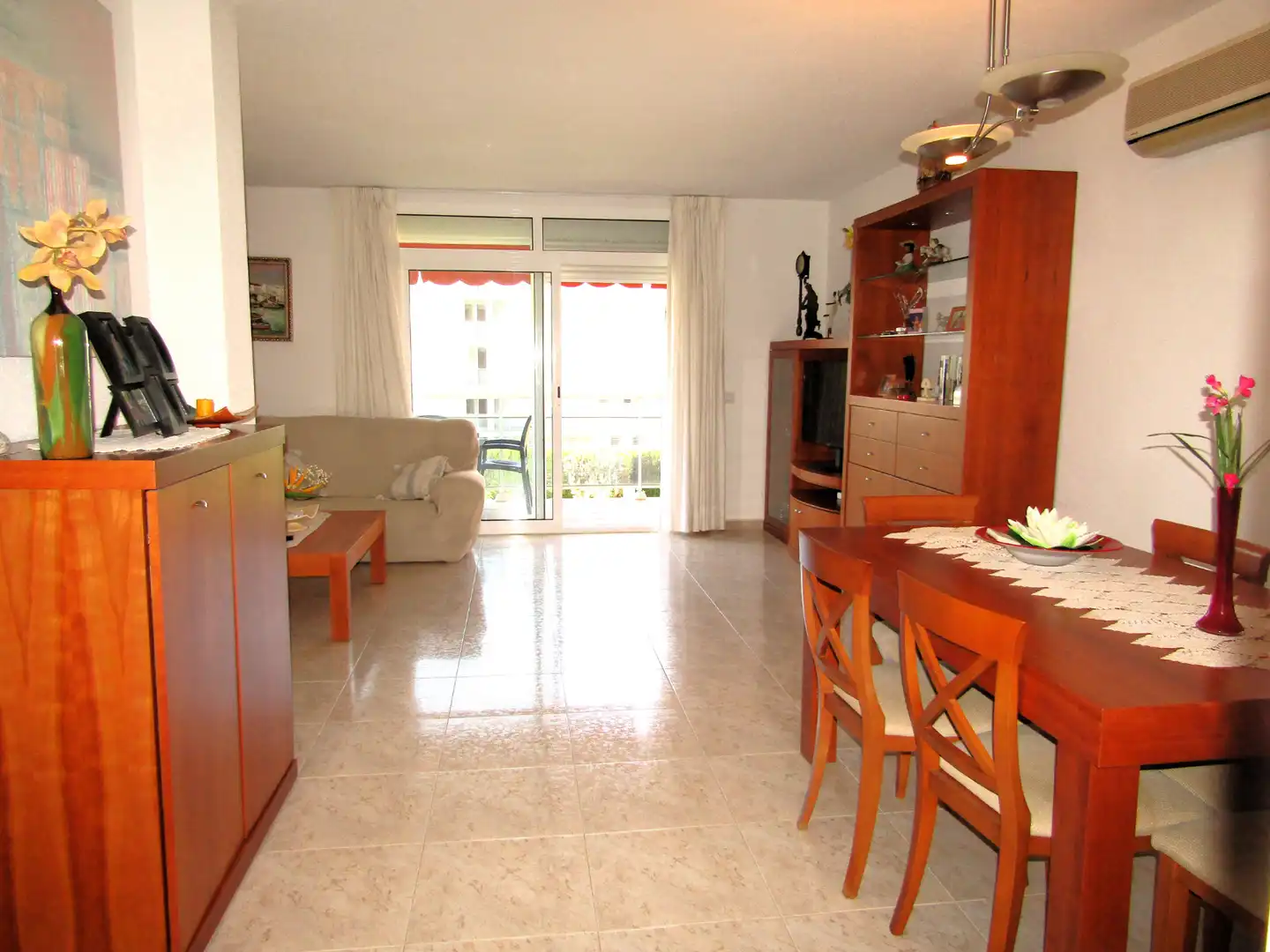 Sala d'estar de Apartament en venda en Calonge i Sant Antoni amb Aire condicionat, Calefacció i Terrassa