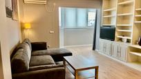 Living room of Flat for sale in Málaga Capital  with Air Conditioner, Parquet flooring and Furnished