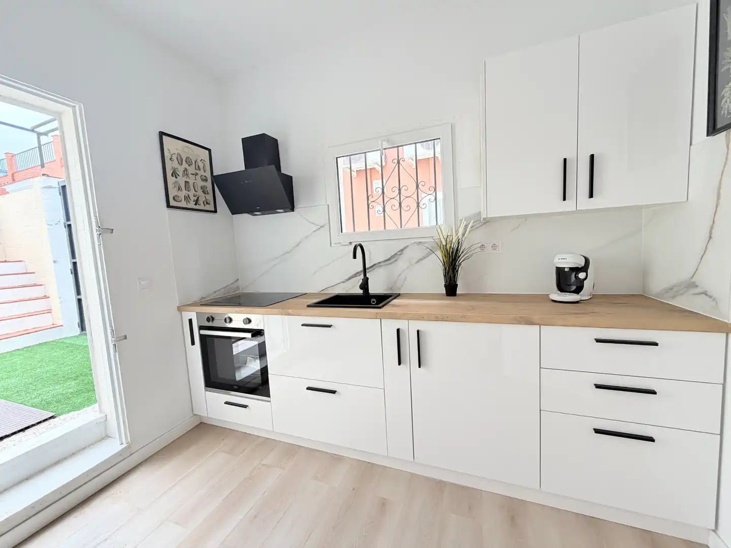 Cocina de Casa o chalet en venta en Bormujos con Parquet y Terraza