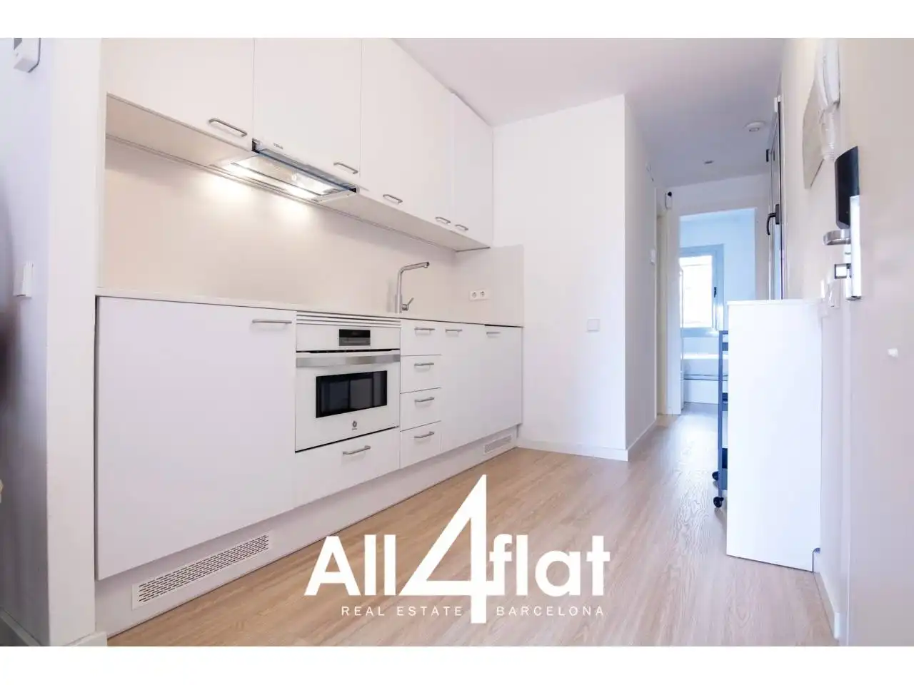 Vista exterior de Piso de alquiler en Barcelona con Aire acondicionado, Parquet y Amueblado
