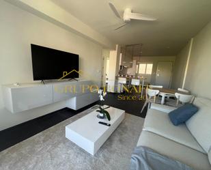 Living room of Apartment to rent in El Campello  with Air Conditioner, Terrace and Balcony