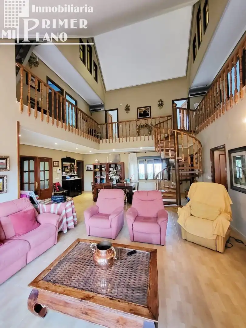 Sala de estar de Casa o chalet en venta en Tomelloso con Aire acondicionado, Jardín privado y Terraza