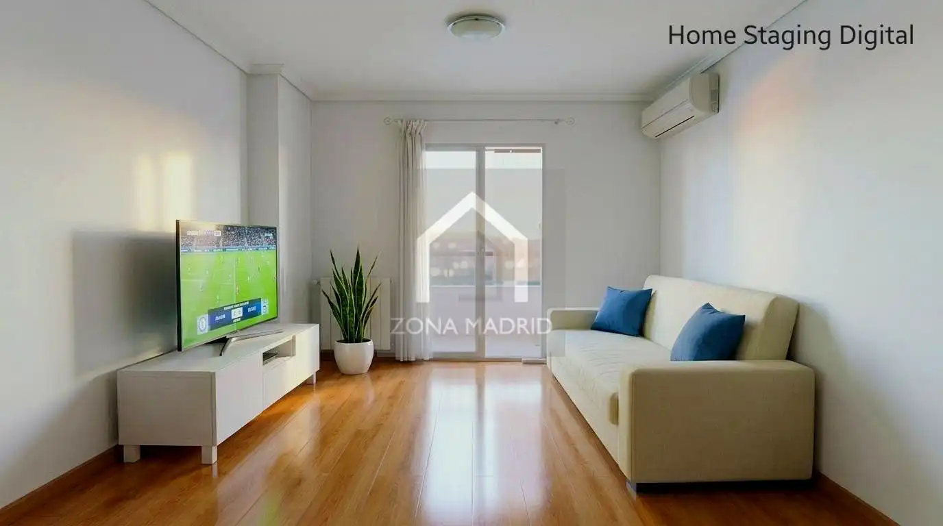 Living room of Flat for sale in Madrid  with Air Conditioner and Terrace