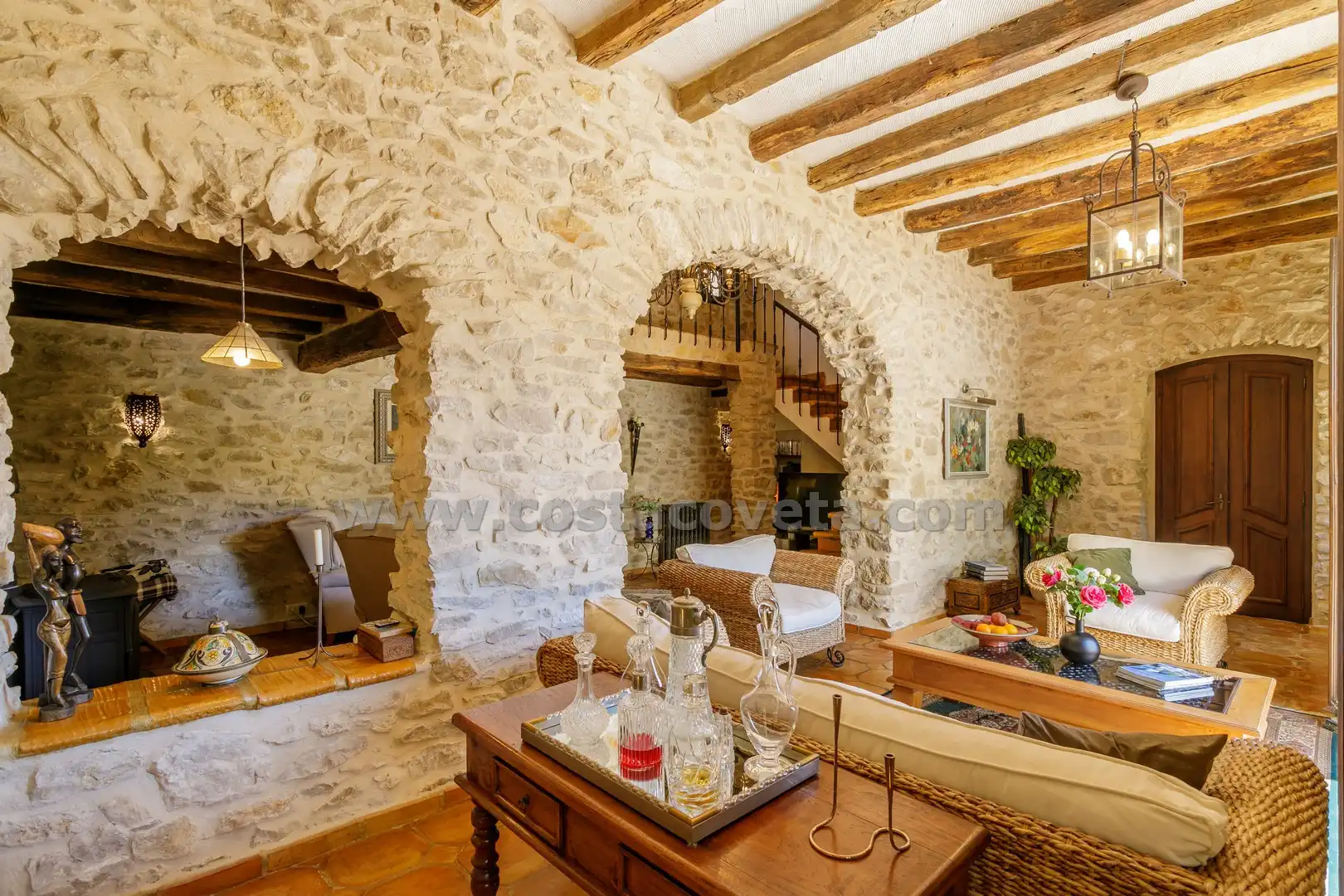 Sala de estar de Casa o chalet en venta en Relleu con Aire acondicionado, Calefacción y Jardín privado