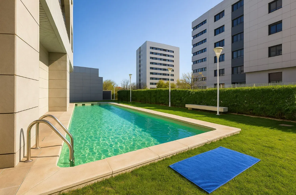 Swimming pool of Loft for sale in  Valencia Capital  with Swimming Pool and Balcony