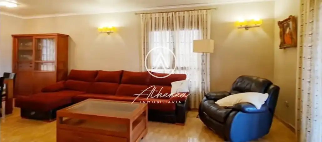Sala de estar de Casa o chalet en venta en Roquetas de Mar con Aire acondicionado, Jardín privado y Terraza