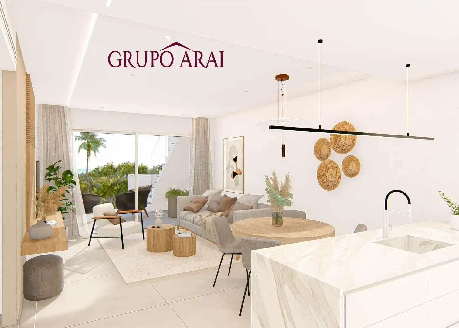 Living room of Flat for sale in Guardamar del Segura  with Air Conditioner, Heating and Private garden
