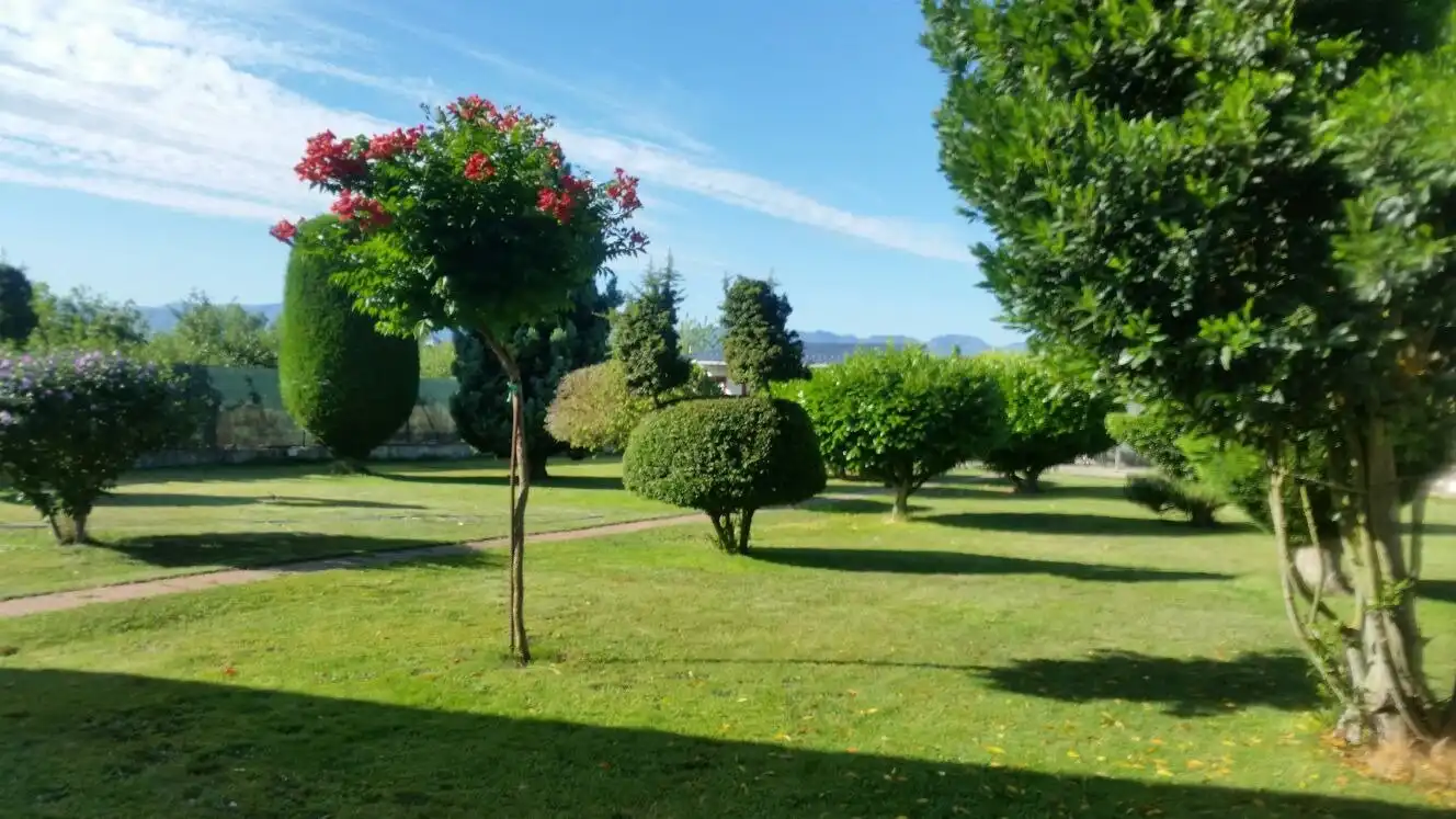 Jardín de Finca rústica en venta en Cabañas Raras con Calefacción, Terraza y Piscina