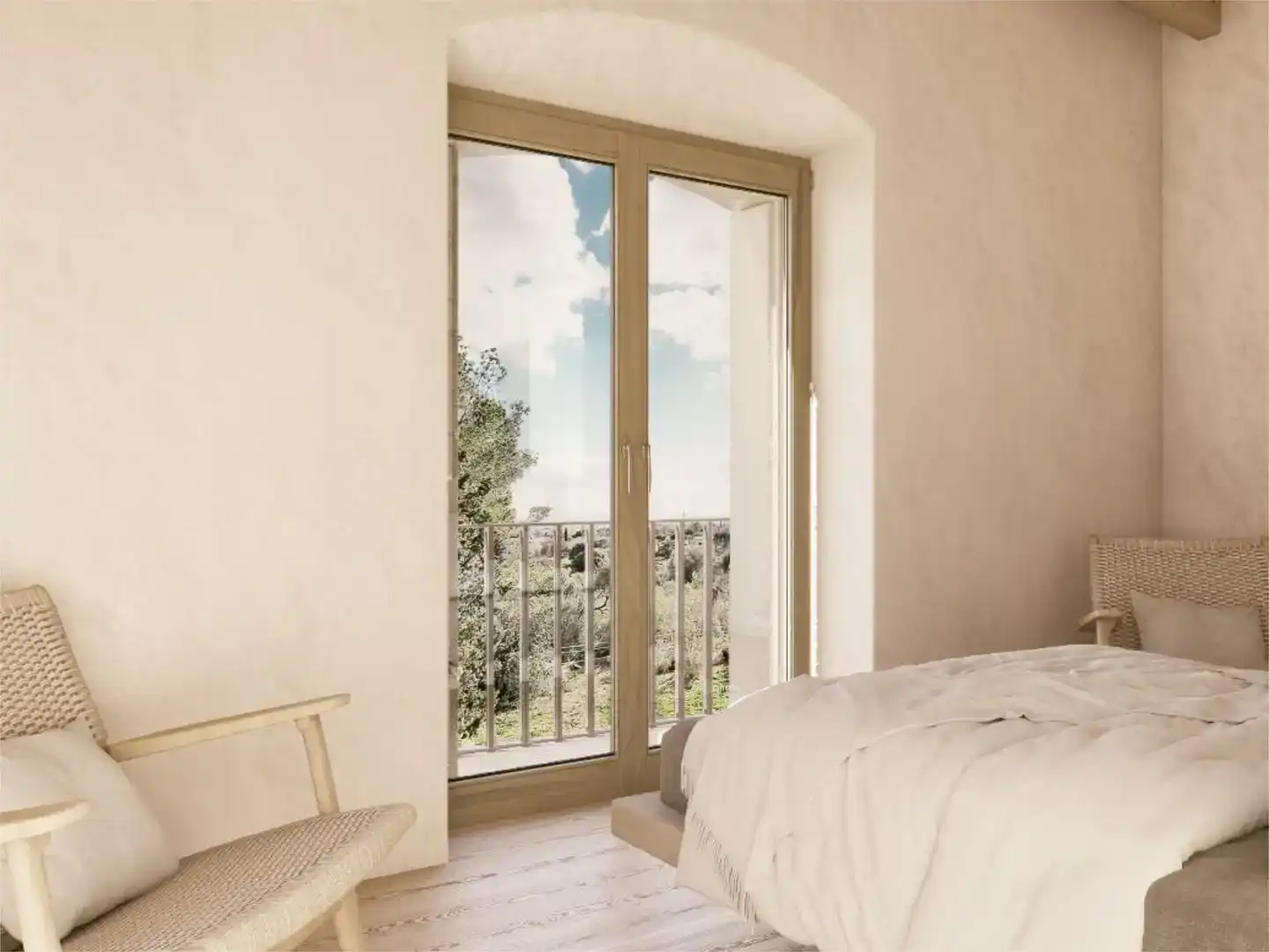Bedroom of Flat for sale in Binissalem