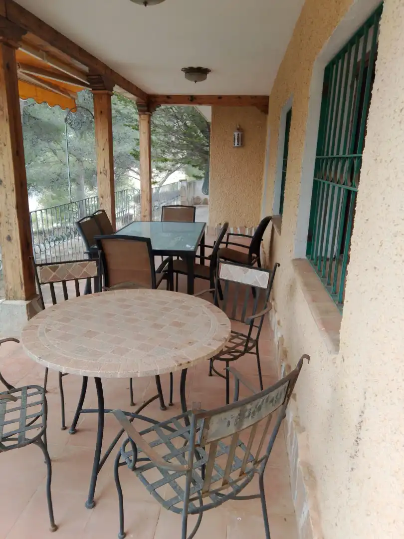 Terrassa de Casa o xalet en venda en Tibi amb Calefacció, Jardí privat i Terrassa