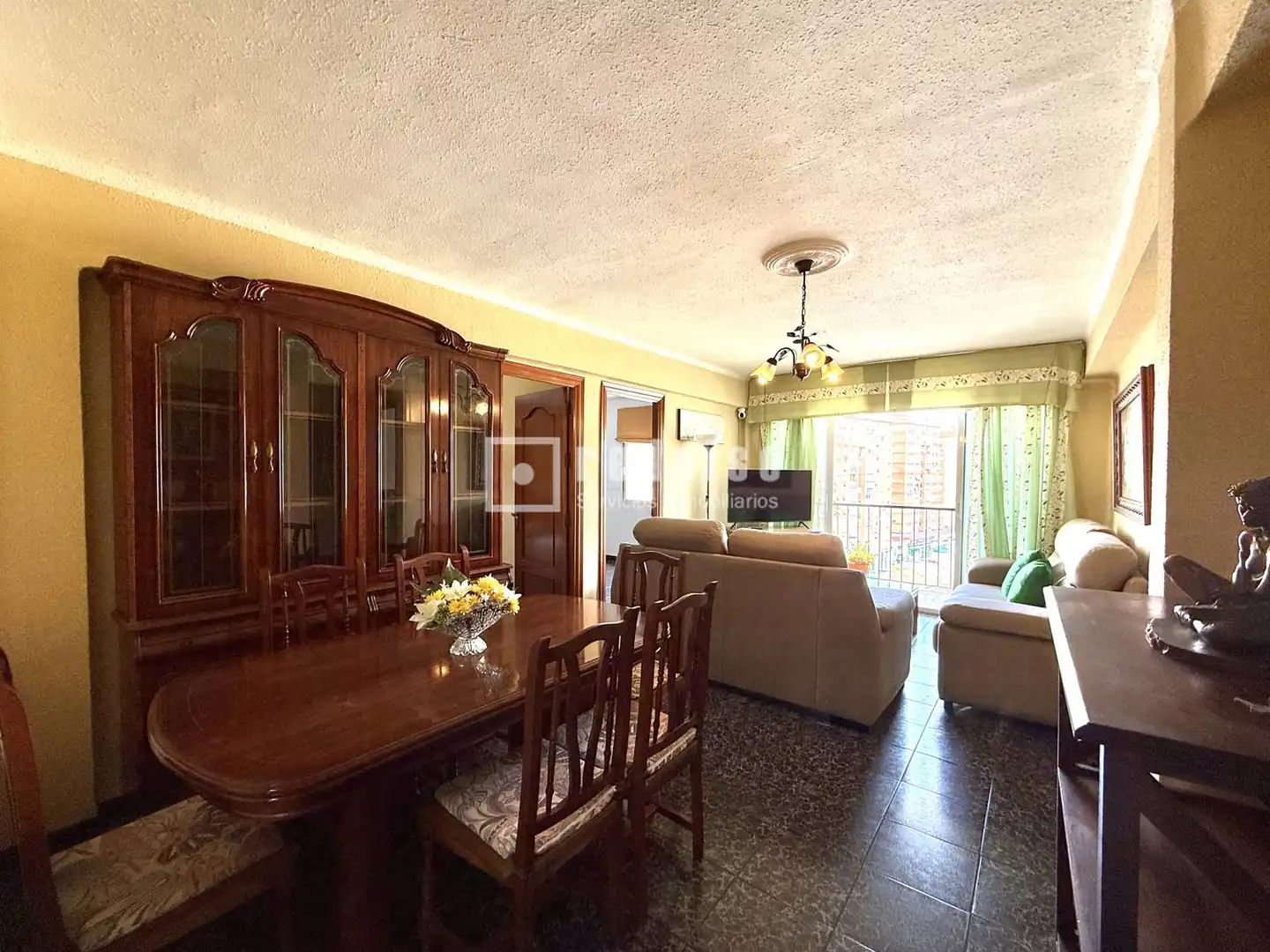 Dining room of Flat for sale in Málaga  with Air Conditioner, Terrace and Alarm
