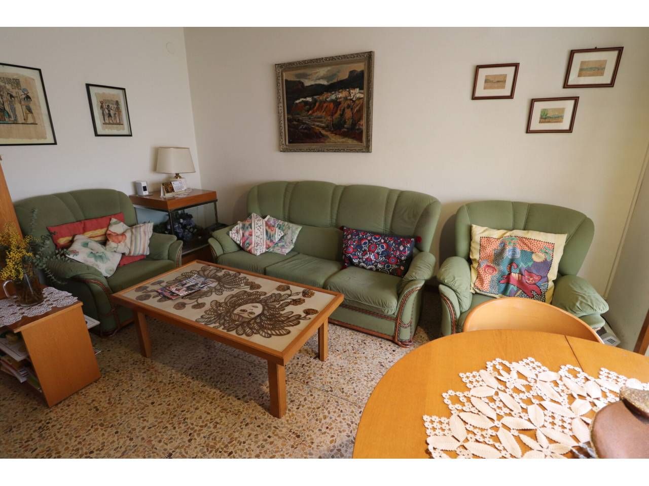 Living room of Flat for sale in Terrassa  with Air Conditioner and Balcony