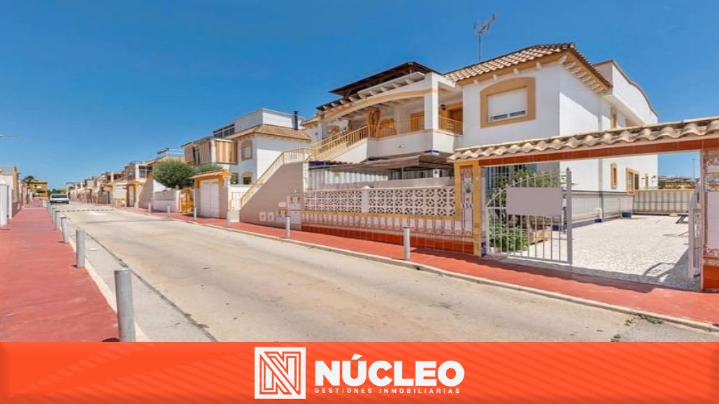 Vista exterior de Casa o xalet en venda en Torrevieja amb Aire condicionat, Jardí privat i Moblat