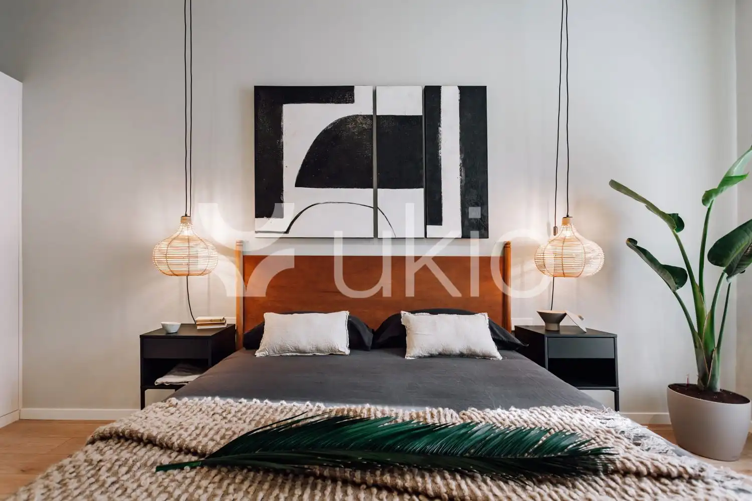 Habitación de Apartamento de alquiler en Barcelona con Aire acondicionado, Calefacción y Amueblado