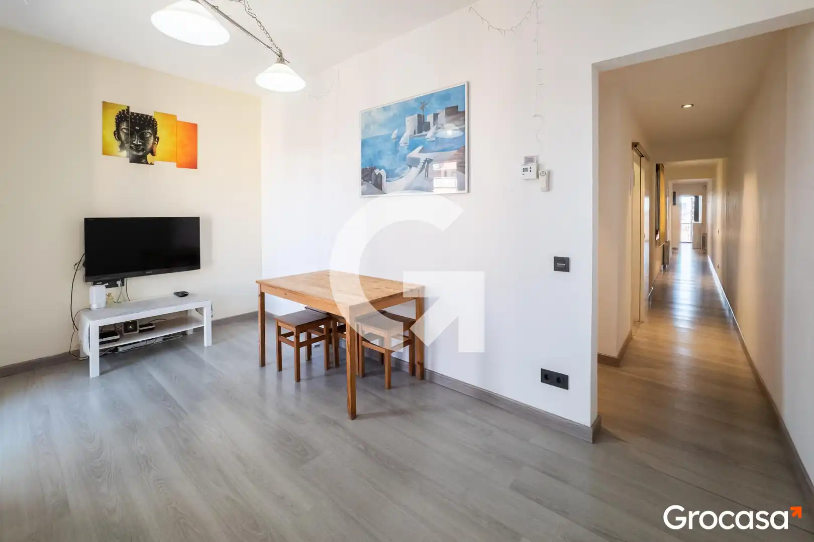 Sala de estar de Piso en venta en Barcelona con Calefacción, Amueblado y Horno