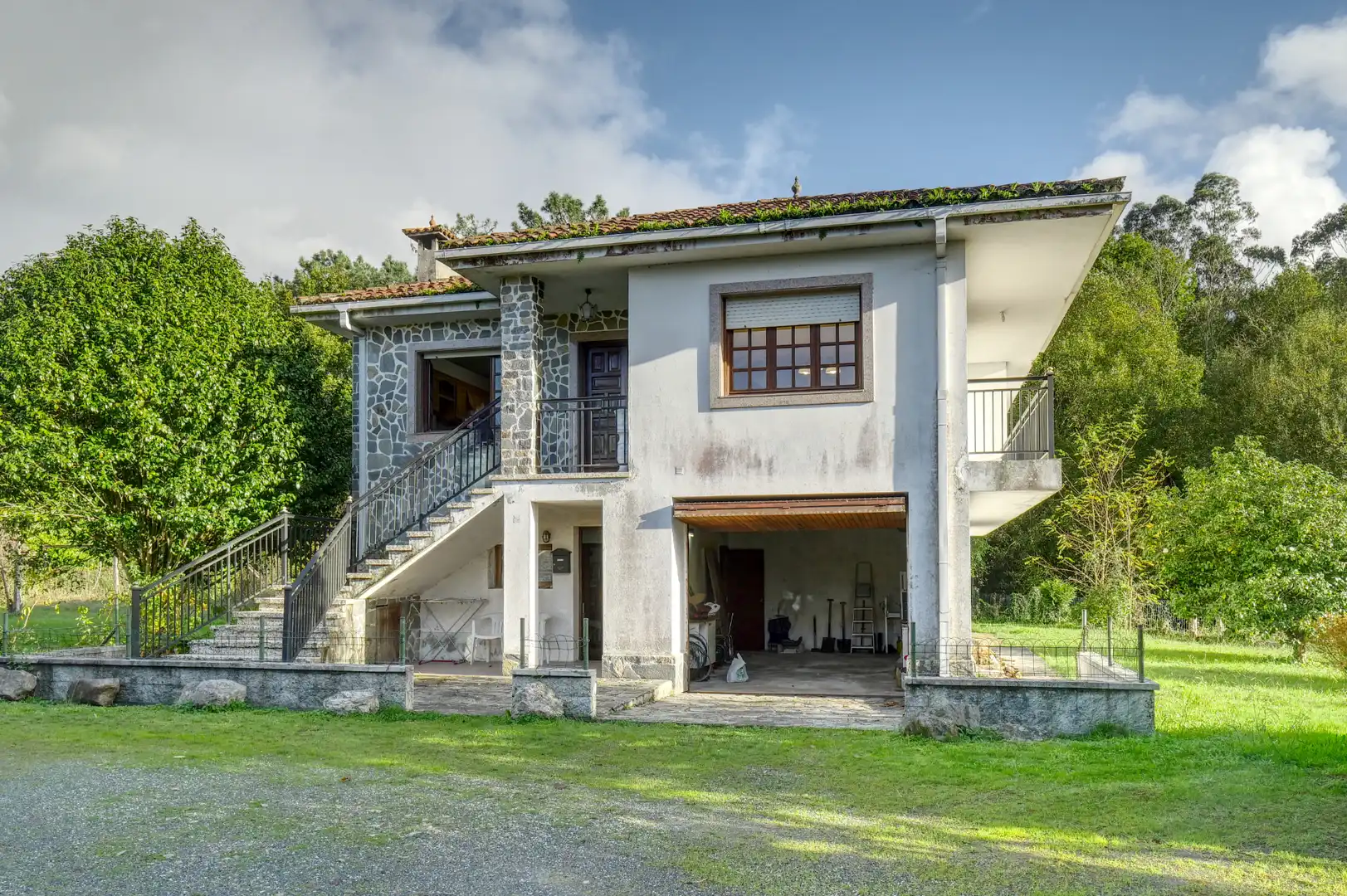 Exterior view of Houses for sale in Brión  with Heating, Private garden and Terrace