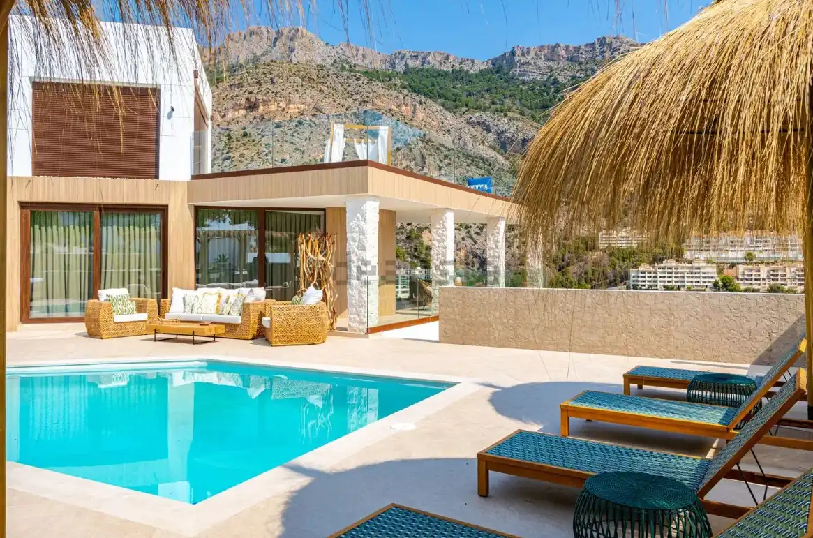Vista exterior de Casa o chalet en venta en Altea con Aire acondicionado, Calefacción y Jardín privado