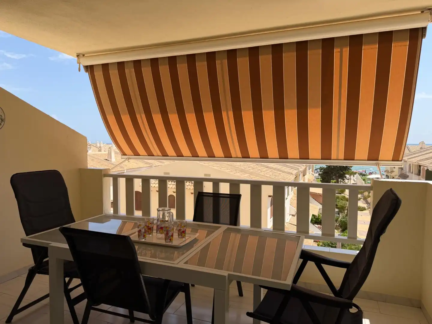 Terraza de Piso de alquiler en La Manga del Mar Menor