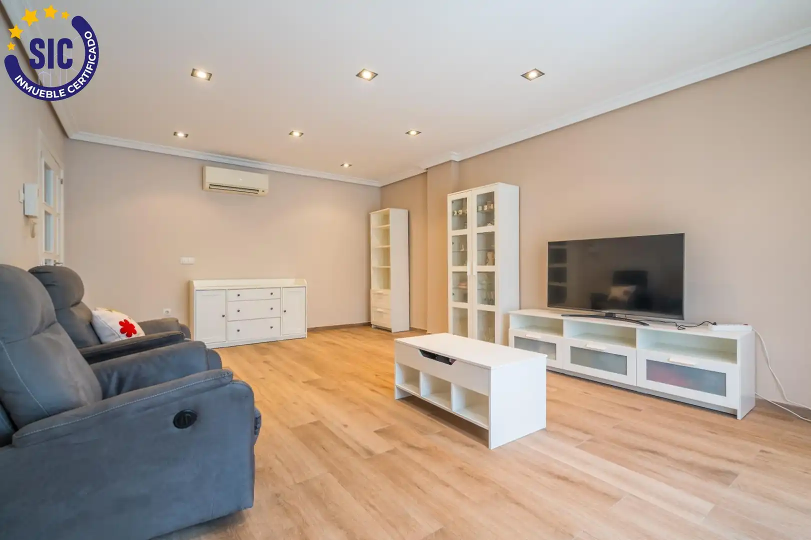 Sala de estar de Piso en venta en Aldaia con Aire acondicionado, Calefacción y Terraza