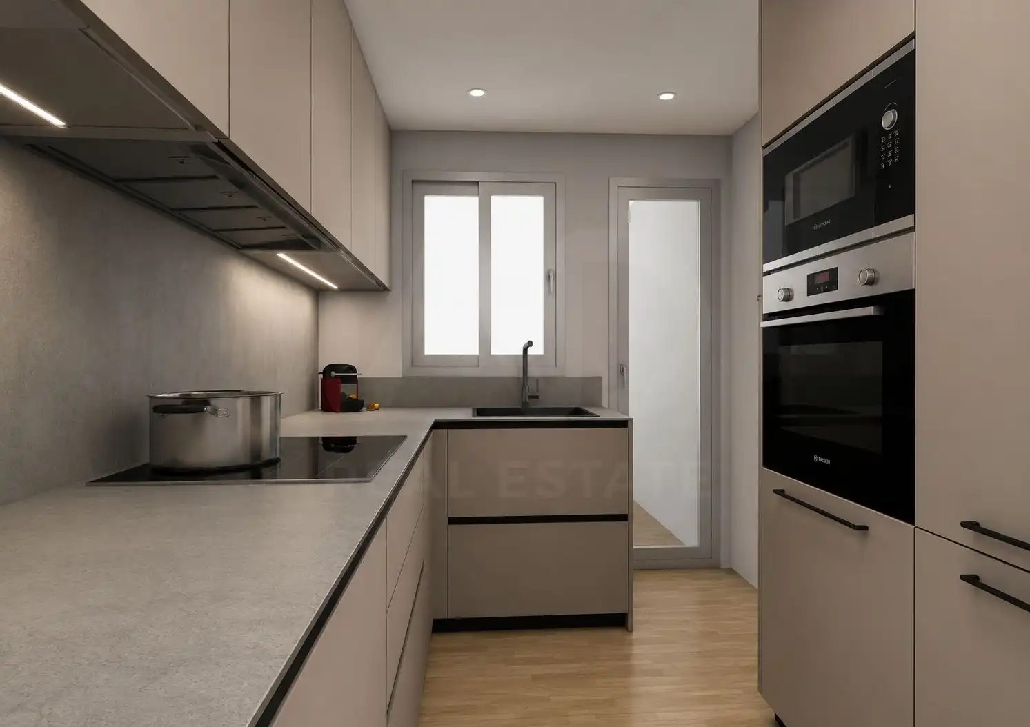 Cuina de Pis en venda en Barcelona amb Aire condicionat i Calefacció