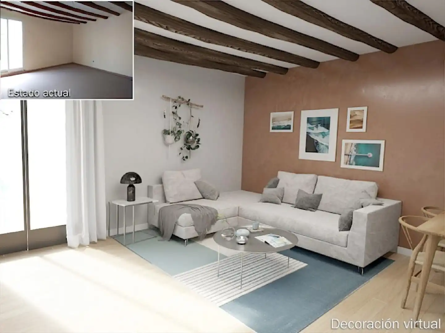 Sala d'estar de Casa o xalet en venda en Gelsa amb Jardí privat