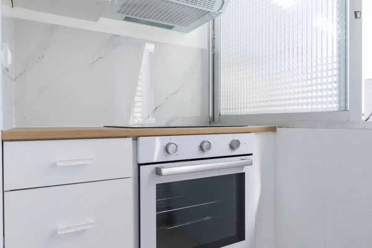 Cocina de Apartamento para compartir en Parla con Calefacción, Amueblado y Horno