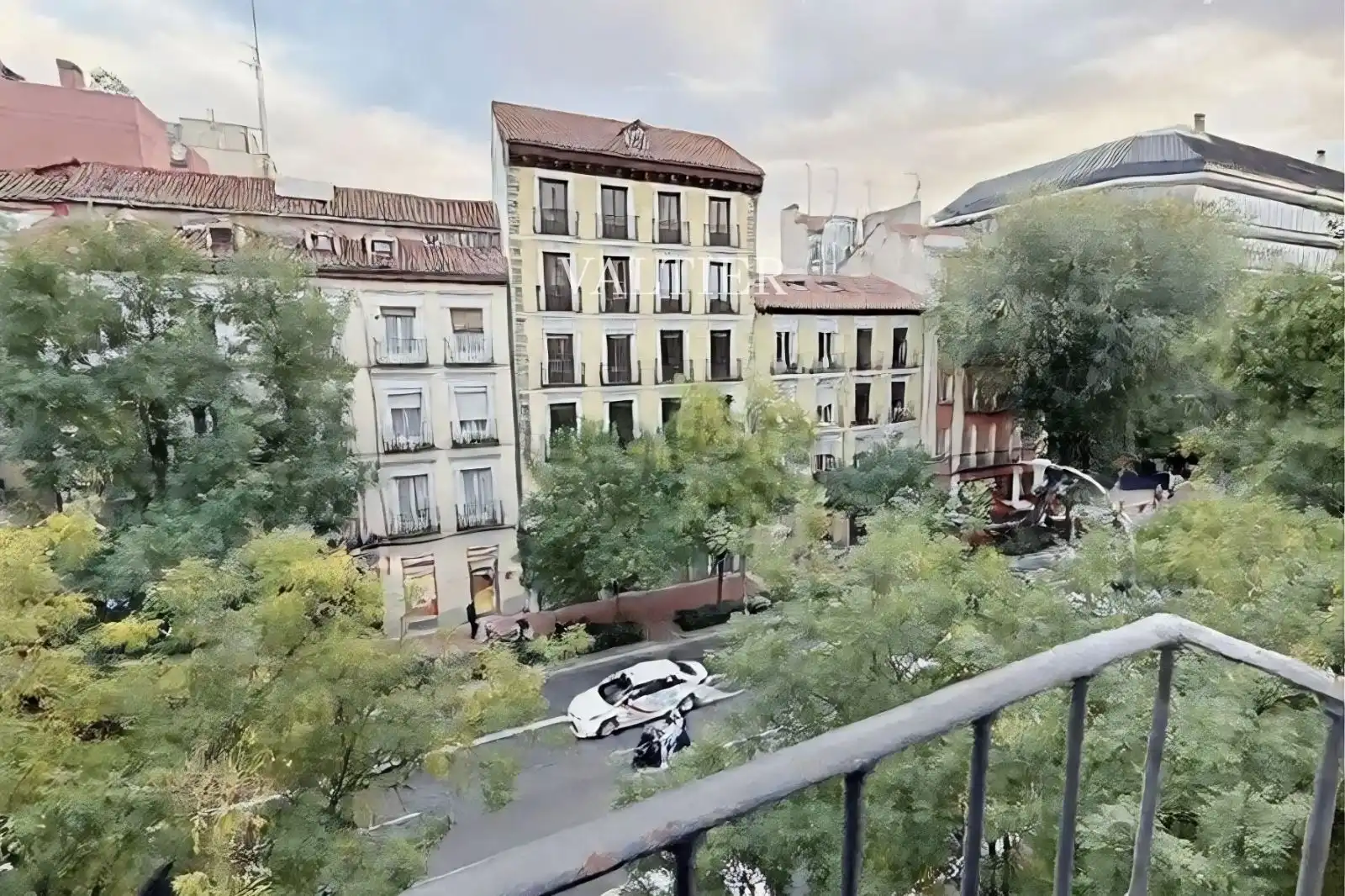 Außenansicht von Wohnung zur Miete in Madrid mit Klimaanlage, Terrasse und Möbliert