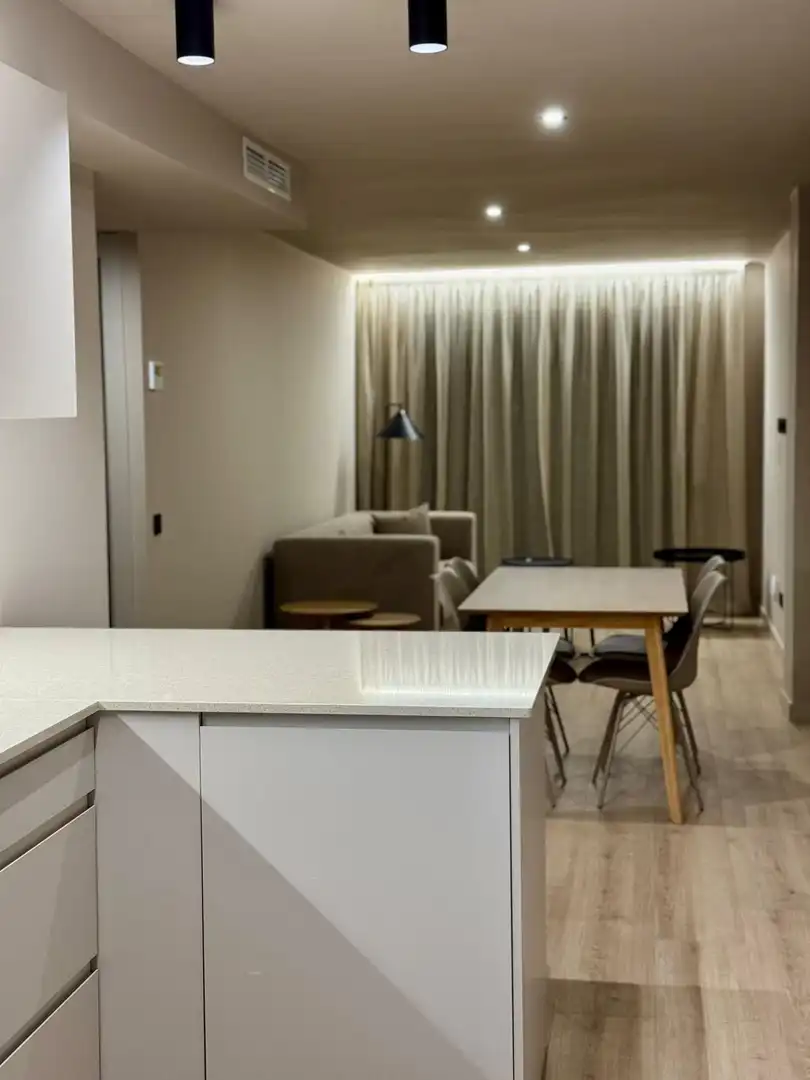 Cocina de Piso de alquiler en Barcelona con Aire acondicionado, Calefacción y Amueblado
