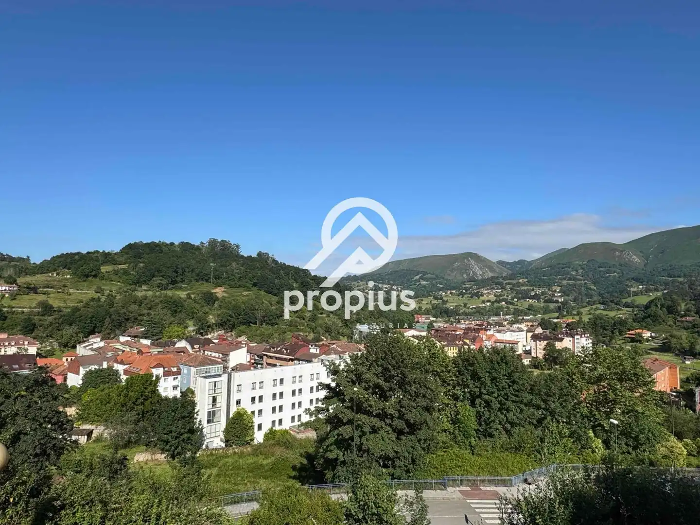 Vista exterior de Casa adosada en venta en Piloña con Calefacción, Jardín privado y Parquet
