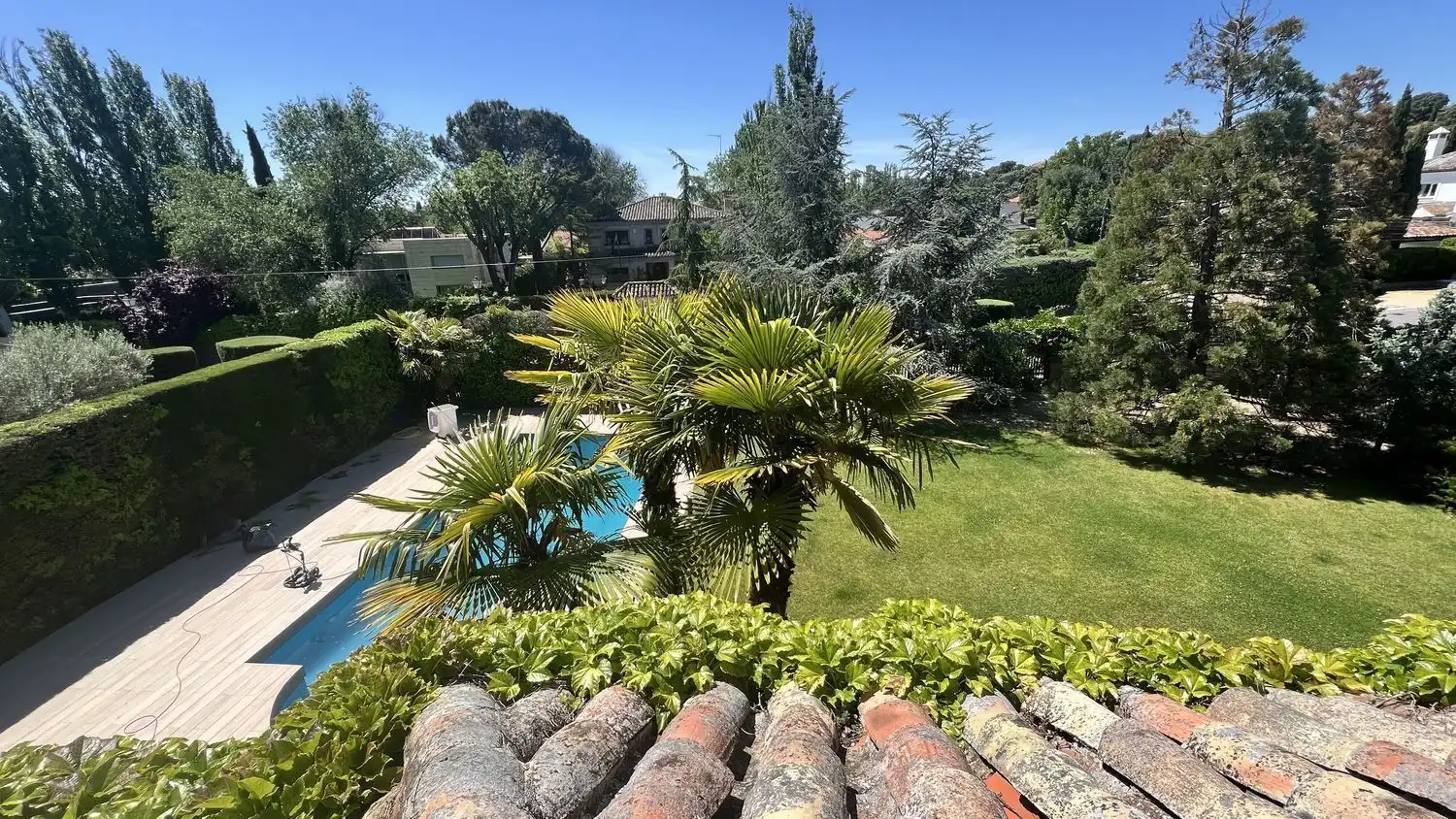 Jardí de Casa o xalet en venda en Villanueva de la Cañada amb Aire condicionat, Calefacció i Terrassa