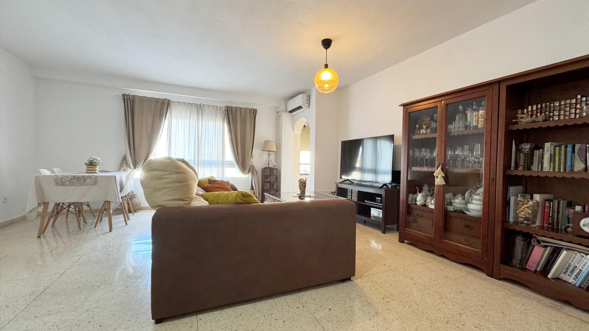 Living room of Flat for sale in Alicante / Alacant  with Air Conditioner, Terrace and Balcony