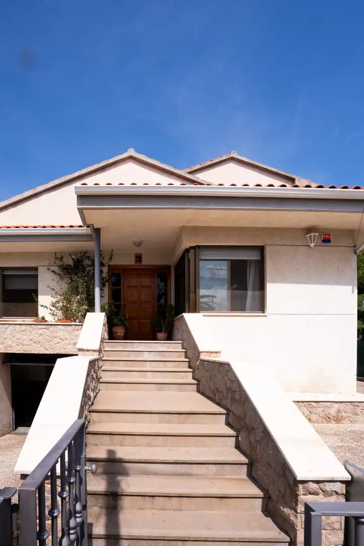 Vista exterior de Casa o xalet en venda en Vallmoll amb Calefacció, Jardí privat i Terrassa