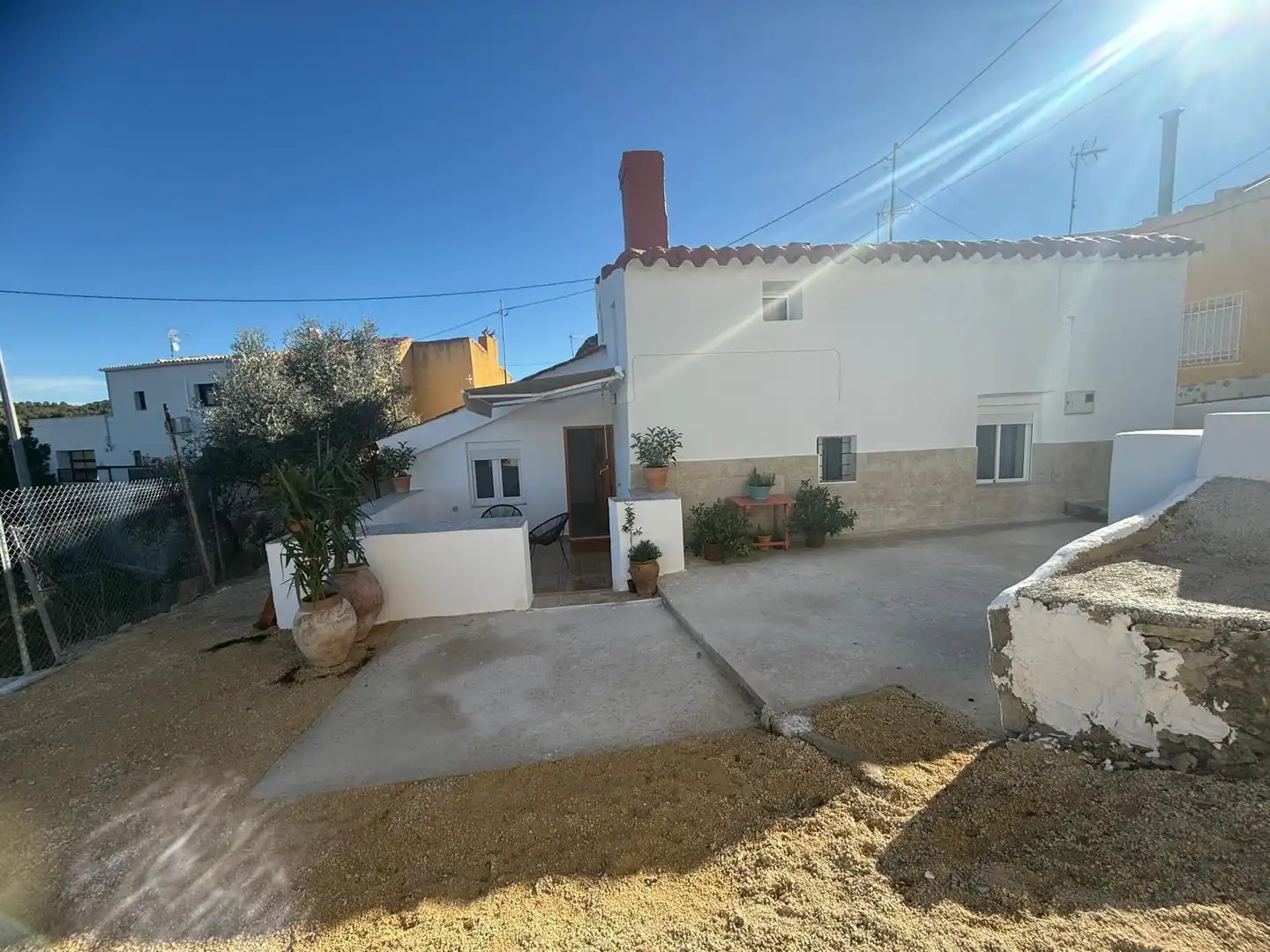Vista exterior de Casa o xalet en venda en Cehegín amb Aire condicionat, Jardí privat i Terrassa