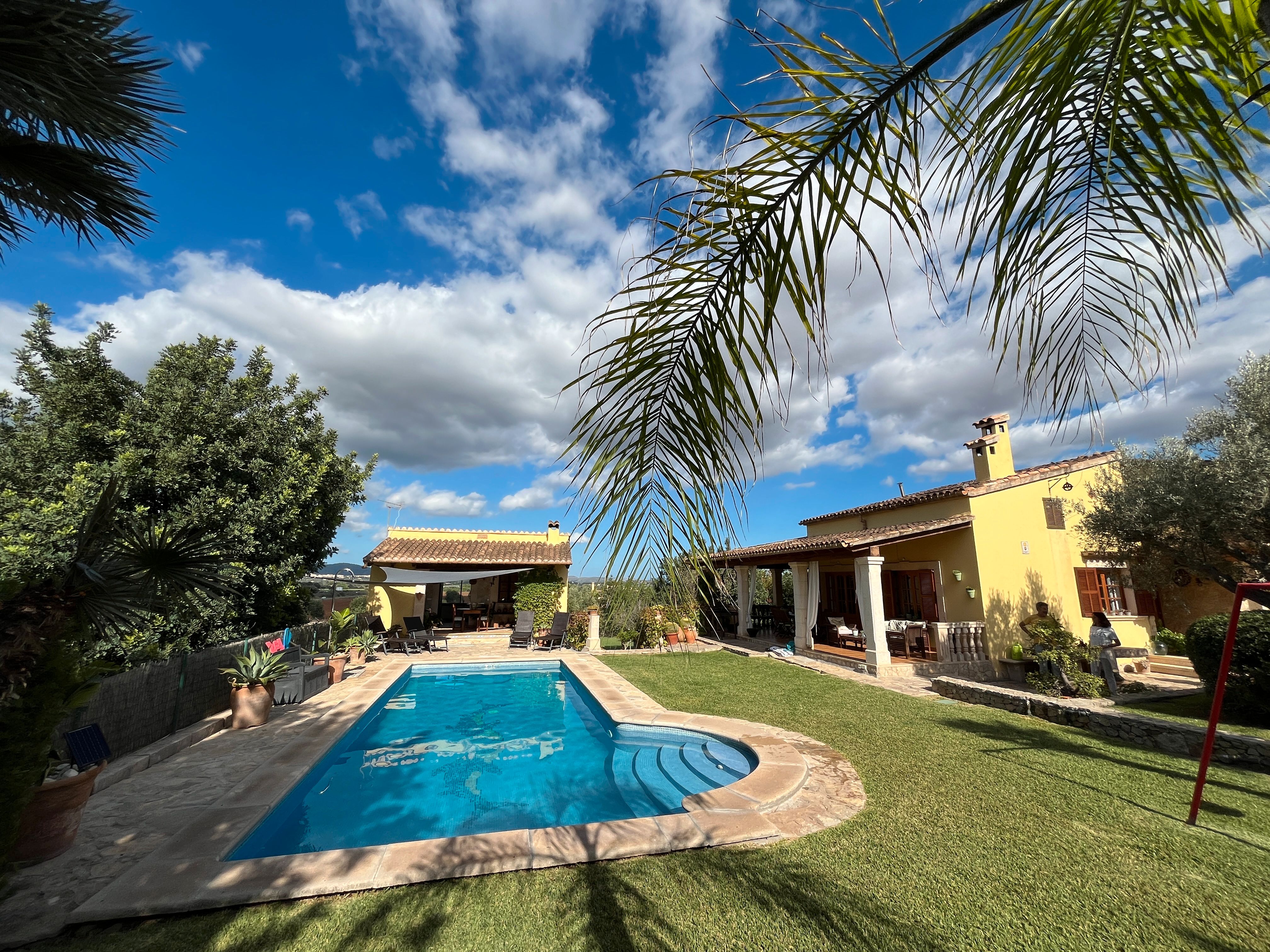 Exterior view of Country house to rent in Inca  with Air Conditioner, Swimming Pool and Furnished