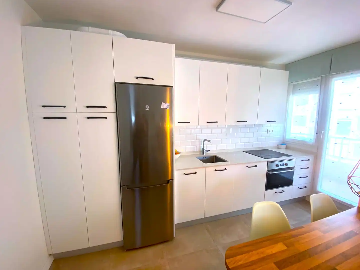 Kitchen of Flat for sale in Castro-Urdiales  with Heating, Private garden and Parquet flooring