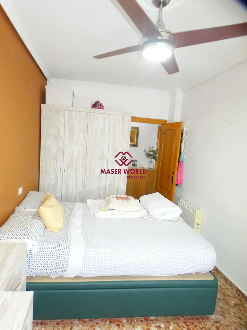 Schlafzimmer von Wohnung zum Verkauf in Mazarrón mit Klimaanlage, Heizung und Abstellraum