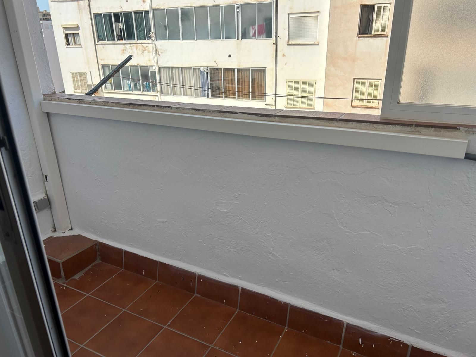 Balcony of Flat for sale in  Palma de Mallorca  with Air Conditioner, Parquet flooring and Balcony