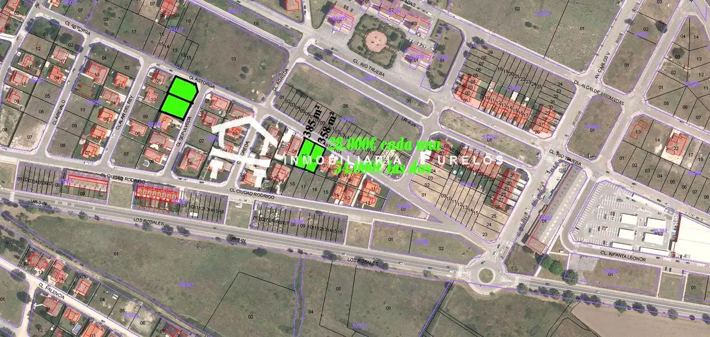 Lands and plots for sale in Calle Astorga 17